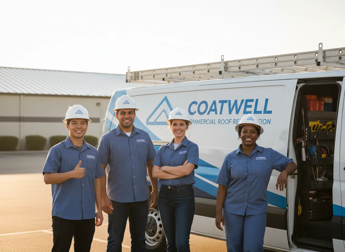 Commercial roof coating company in Tyaskin, MD